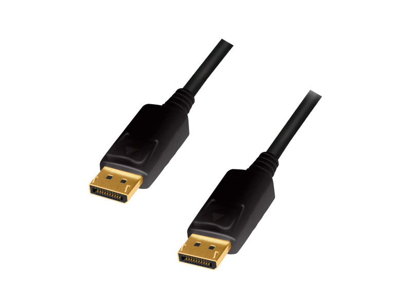 LogiLink Câble de connexion DisplayPort, noir, 10,0 m