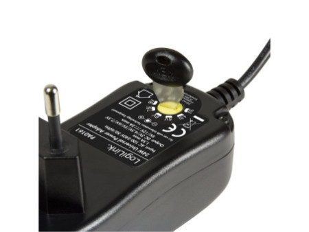 LogiLink Bloc d'alimentation universel, 24 Watt / 3-12 Volt