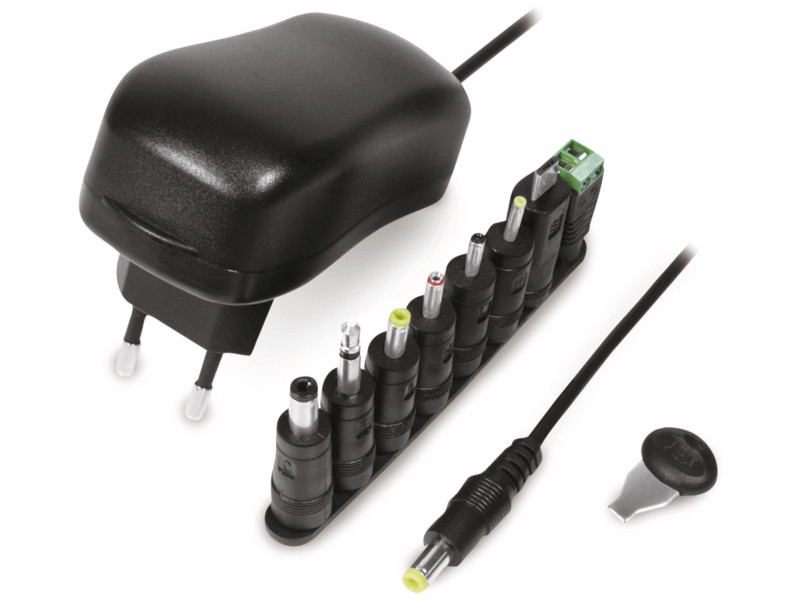 LogiLink Bloc d'alimentation universel, 12 Watt / 3-12 Volt