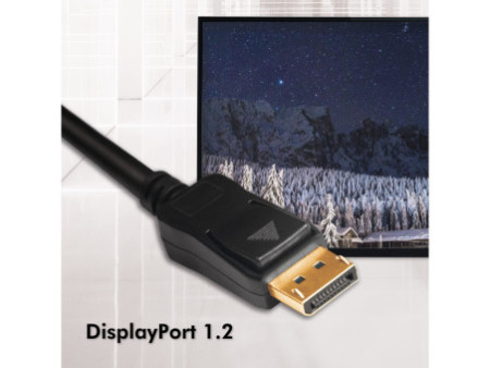 LogiLink Câble de connexion actif DisplayPort, noir, 15 m