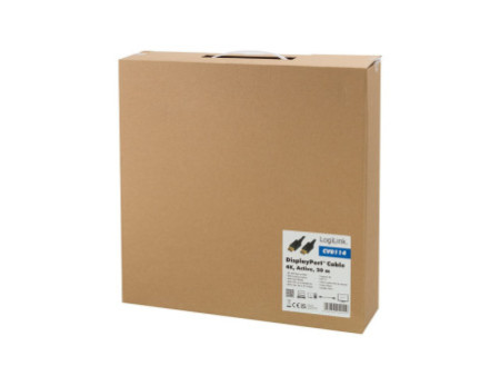 LogiLink Câble de connexion actif DisplayPort, noir, 20 m