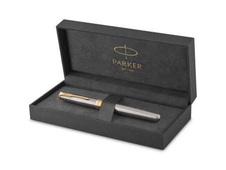 PARKER Stylo roller SONNET Acier G.T.