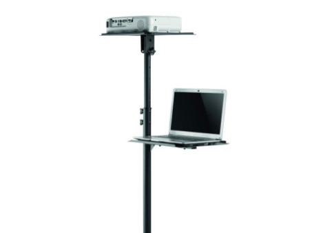 LogiLink Chariot de projection multimédia acier, 2 niveaux