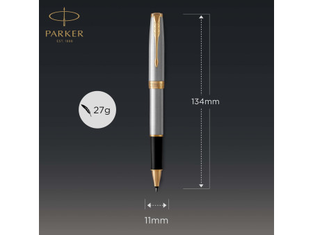 PARKER Stylo roller SONNET Acier G.T.