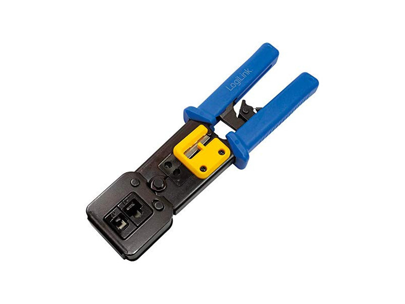 LogiLink Pince à sertir coupante, bleu / jaune