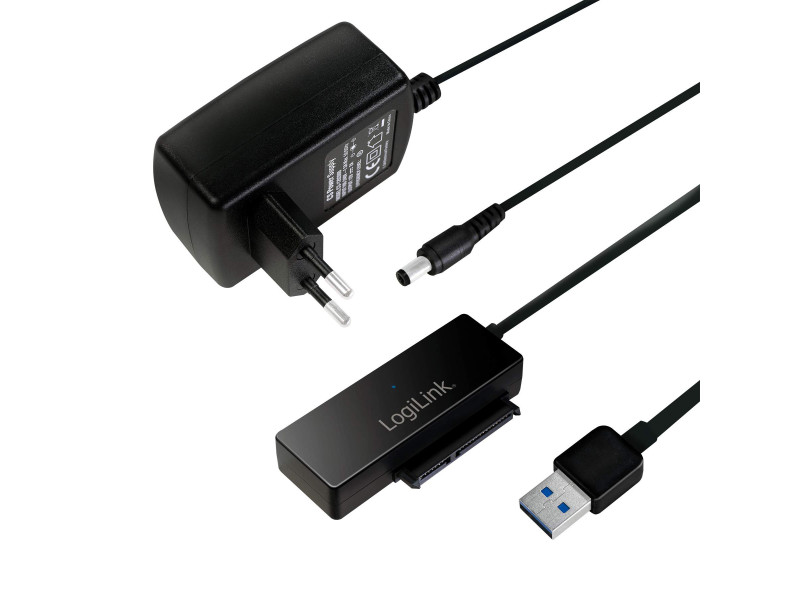 LogiLink Câble adaptateur USB 3.0 - SATA, noir