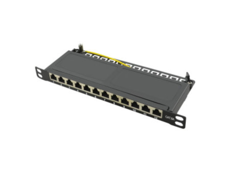 LogiLink Panneau de brassage 10' Cat.6A, 12 ports, noir
