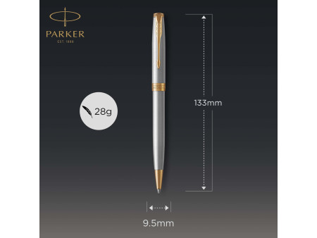 PARKER Stylo à bille SONNET Acier G.T.