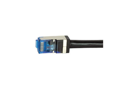 LogiLink Câble patch extérieur, cat. 6A, S/FTP, 5,0 m, noir
