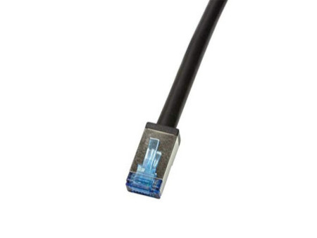 LogiLink Câble patch extérieur, cat. 6A, S/FTP, 7,5 m, noir