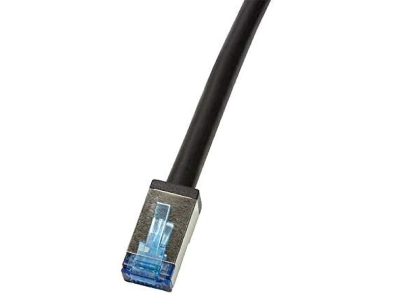 LogiLink Câble patch extérieur, cat. 6A, S/FTP, 15 m, noir