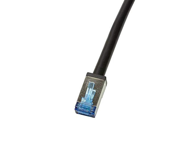 LogiLink Câble patch extérieur, cat. 6A, S/FTP, 20 m, noir