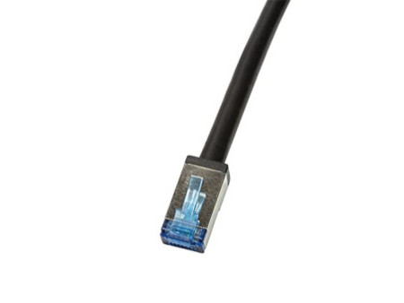 LogiLink Câble patch extérieur, cat. 6A, S/FTP, 40 m, noir