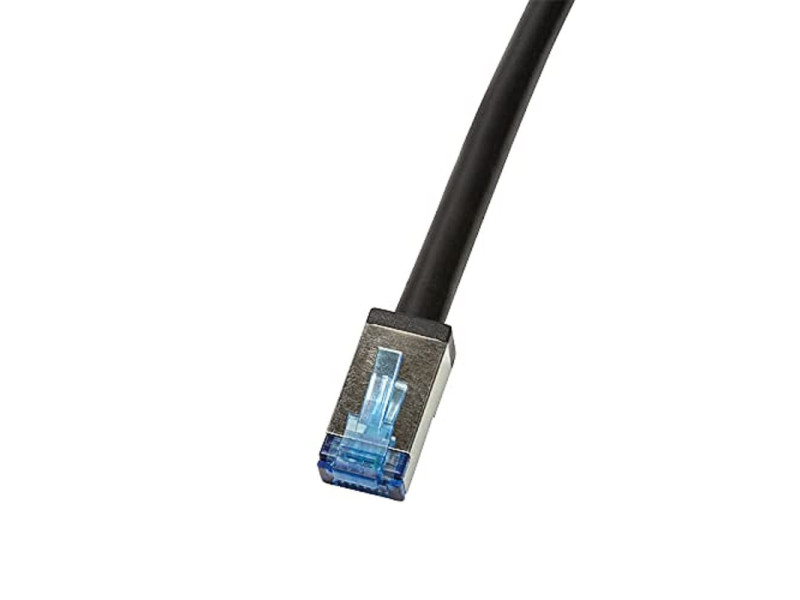 LogiLink Câble patch extérieur, cat. 6A, S/FTP, 50 m, noir