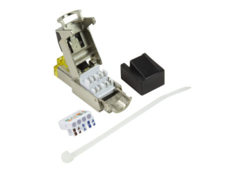 LogiLink Connecteur RJ45 mâle, montage sans outil, Cat.8.1