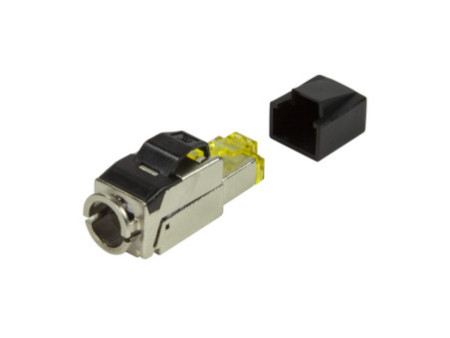 LogiLink Connecteur RJ45 mâle, montage sans outil, Cat.8.1
