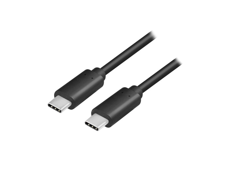 LogiLink Câble USB 3.1, USB-C - USB-C mâle, 0,5 m, noir