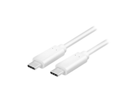 LogiLink Câble USB 3.1, USB-C - USB-C mâle, 0,5 m, blanc