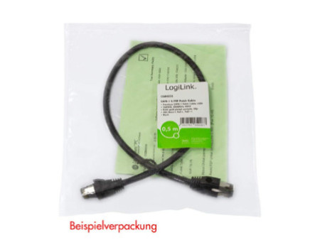 LogiLink Câble patch premium, Cat. 8.1, S/FTP, 1,0 m, noir