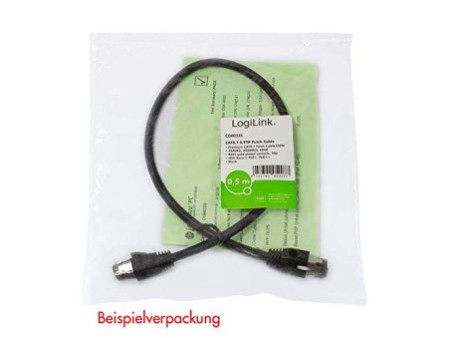 LogiLink Câble patch premium, Cat. 8.1, S/FTP, 2,0 m, noir