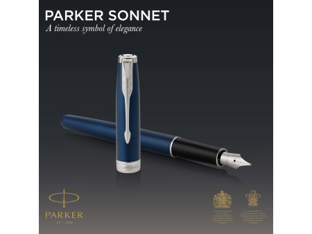 PARKER Stylo plume SONNET Bleu Subtile S.T.