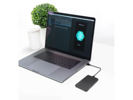 LogiLink Boîtier pour disque dur SATA 2,5', USB 3.0, noir
