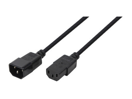 LogiLink Rallonge de câble d'alimentation C13 - C14, 3,0 m