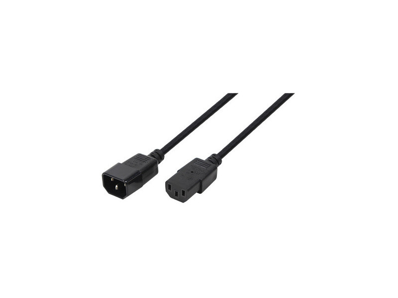 LogiLink Rallonge de câble d'alimentation C13 - C14, 3,0 m