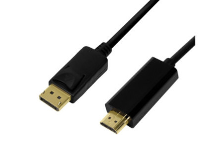 LogiLink Câble de connexion DisplayPort 1.2-HDMI 1.4, 1,0 m