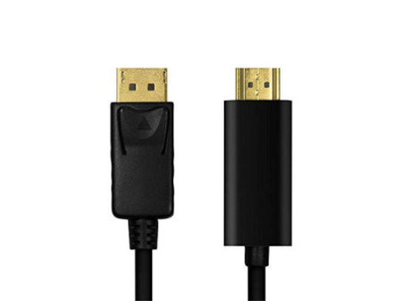 LogiLink Câble de connexion DisplayPort 1.2-HDMI 1.4, 3,0 m