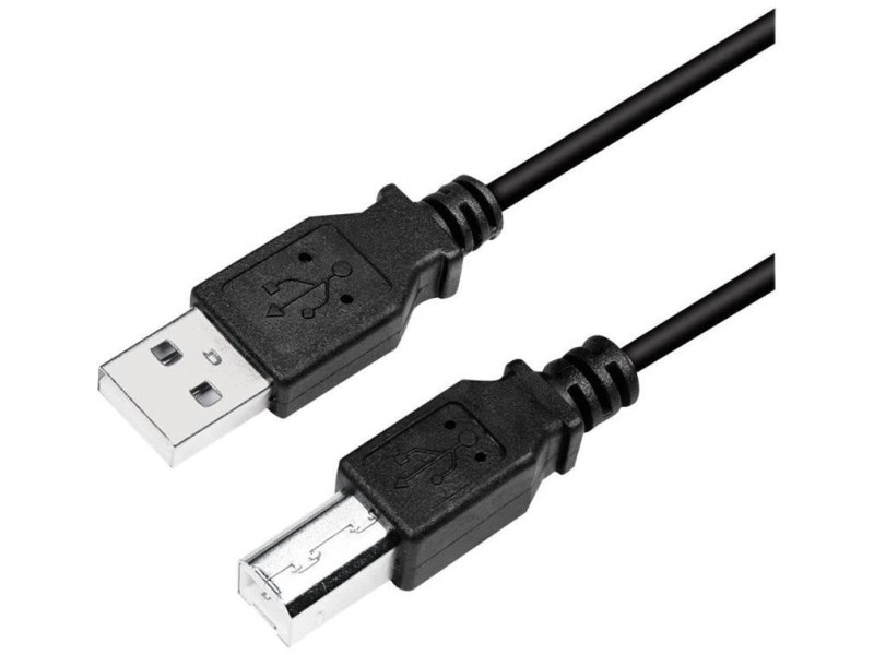 LogiLink Câble USB 2.0, USB-A - USB-B, 3,0 m, noir