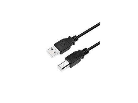 LogiLink Câble USB 2.0, USB-A - USB-B, 5,0 m, noir