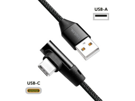 LogiLink Câble USB 2.0, USB-A - USB-C mâle, 0,3 m, noir