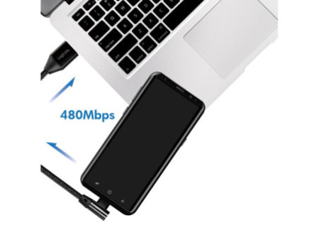LogiLink Câble USB 2.0, USB-A - USB-C mâle, 1,0 m, noir