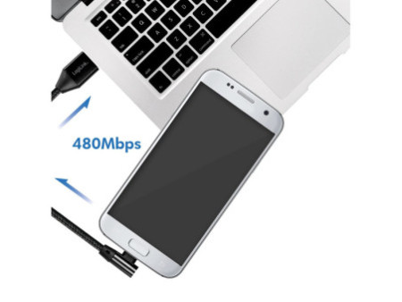 LogiLink Câble USB 2.0, USB-A - Micro USB, 1,0 m, noir