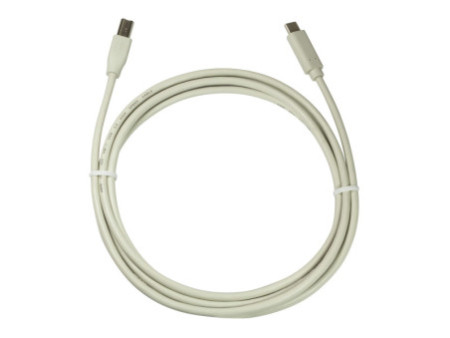LogiLink Câble USB 2.0, USB-C - USB-B mâle, 1,0 m, gris