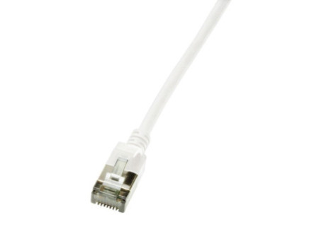 LogiLink Câble patch Ultraflex, Cat. 6A, U/FTP, 3,0 m, blanc