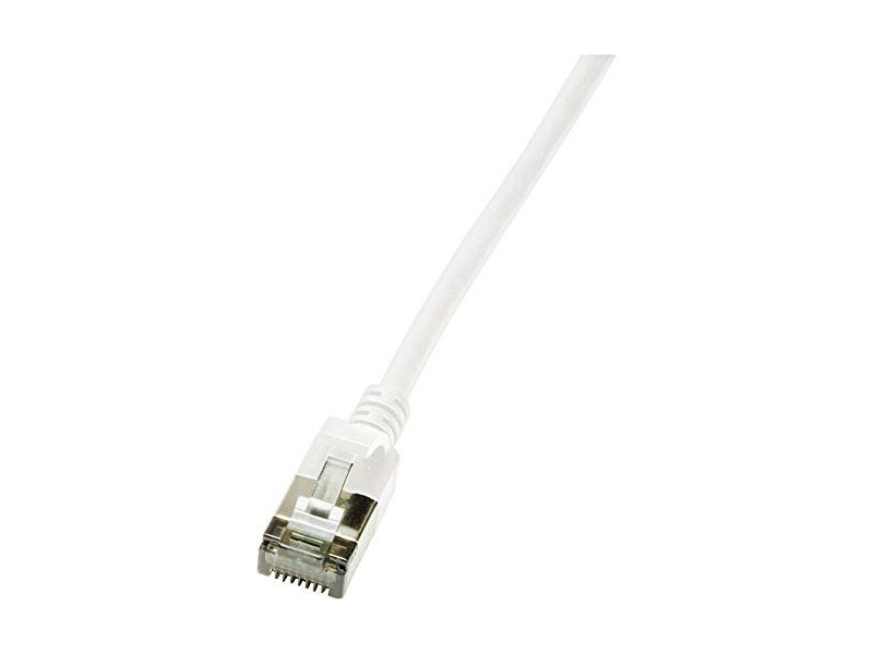 LogiLink Câble patch Ultraflex, Cat. 6A, U/FTP, 5,0 m, blanc