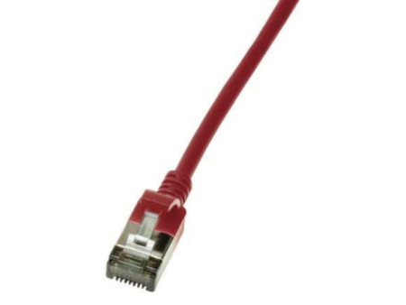 LogiLink Câble patch Ultraflex, Cat. 6A, U/FTP, 0,5 m, rouge
