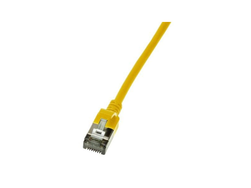 LogiLink Câble patch Ultraflex, Cat. 6A, U/FTP, 5,0 m, jaune