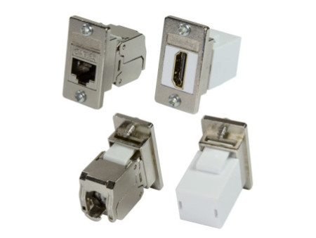 LogiLink Support de montage pour modules Keystone,zinc moulé