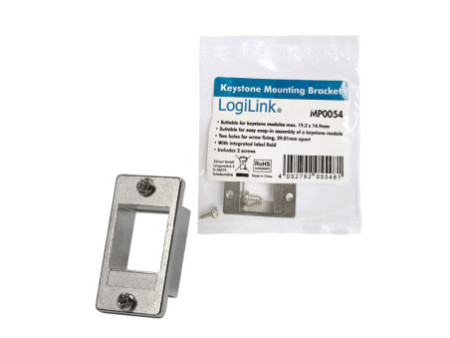 LogiLink Support de montage pour modules Keystone,zinc moulé