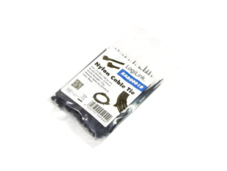 LogiLink Attache-câbles, 100 x 2,5 mm, nylon, noir