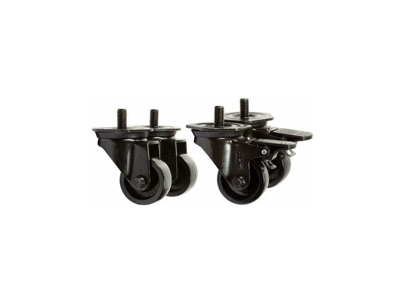 LogiLink Kit de roulettes pour baies 19', capacité de charge