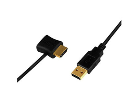 LogiLink Câble adaptateur d'alimentation HDMI, noir