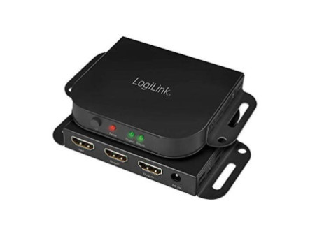 LogiLink Répartiteur Ultra Slim 4K Pro HMDI, support montage