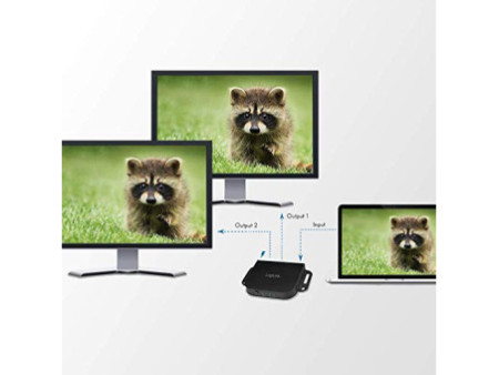 LogiLink Répartiteur Ultra Slim 4K Pro HMDI, support montage