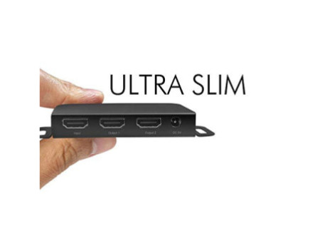 LogiLink Répartiteur Ultra Slim 4K Pro HMDI, support montage