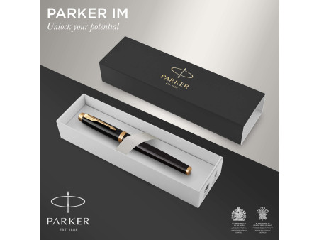 PARKER Stylo plume IM Laque Noire G.T.