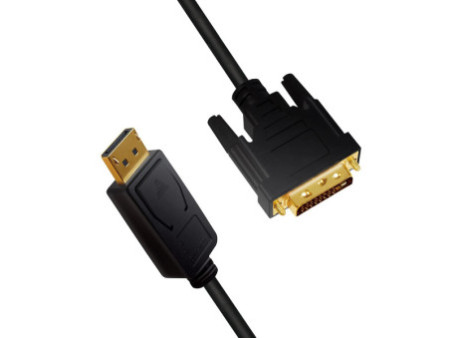 LogiLink Cordon convertisseur DisplayPort - DVI, 1,0 m, noir